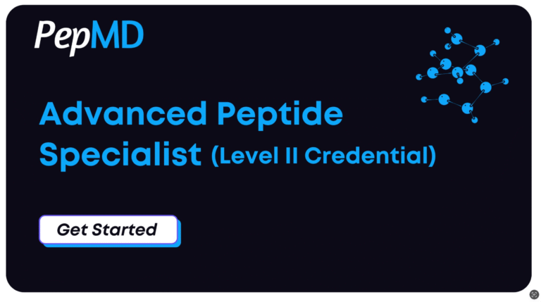Advanced Peptide Specialist (Level II Credential)